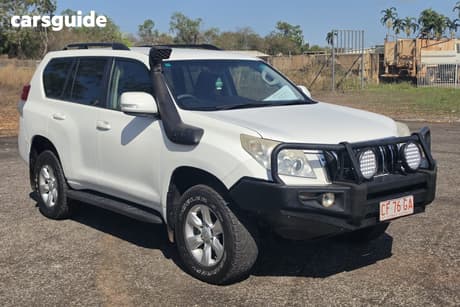 White 2012 Toyota Landcruiser Prado Wagon Gxl (4X4)