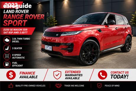 Red 2023 Land Rover Range Rover Sport Wagon D250 Se (183Kw)