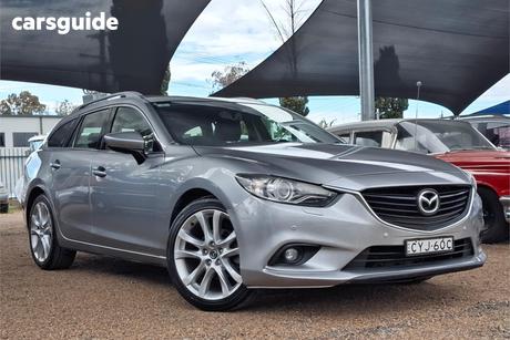 Silver 2014 Mazda 6 Wagon Gt