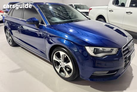 Blue 2015 Audi A3 Hatch SPORTBACK 1.8 TFSI AMBITION 8V MY16