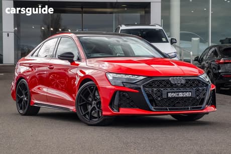 Red 2025 Audi RS 3 Sedan 2.5 Tfsi S Tronic