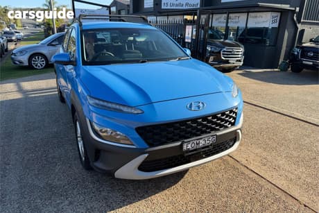 Blue 2021 Hyundai Kona Wagon (Fwd)