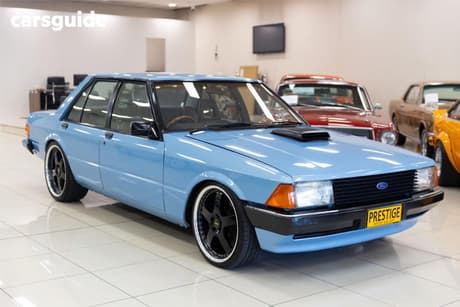 Blue 1979 Ford Falcon Sedan Gl