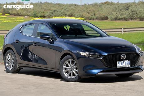 Blue 2024 Mazda 3 Hatchback G20 Pure