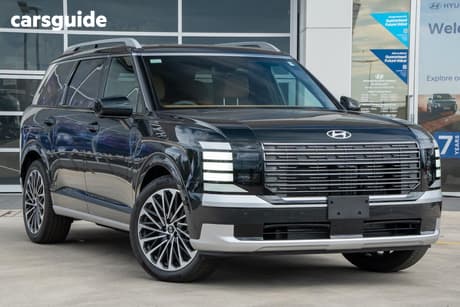 Red 2026 Hyundai Palisade Wagon Calligraphy (8 Seat) Hev