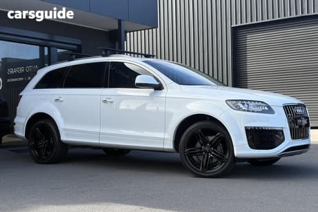 White 2015 Audi Q7 Wagon 3.0 Tdi Quattro