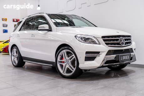 White 2015 Mercedes-Benz ML350 Wagon Cdi Bluetec (4X4)
