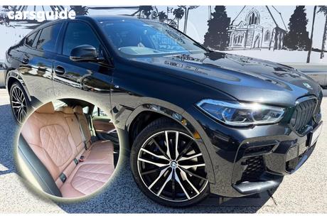 Black 2022 BMW X6 Coupe Xdrive30D M Sport