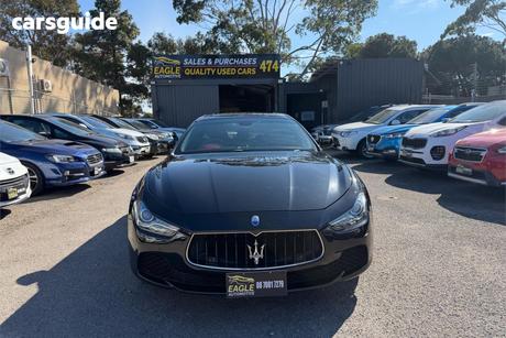 Black 2015 Maserati Ghibli Sedan
