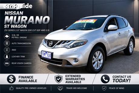 Silver 2012 Nissan Murano Wagon St