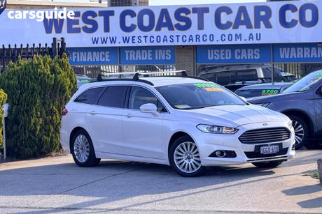White 2016 Ford Mondeo Wagon Ambiente Tdci