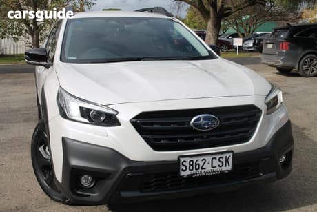 White 2022 Subaru Outback Wagon Awd Sport