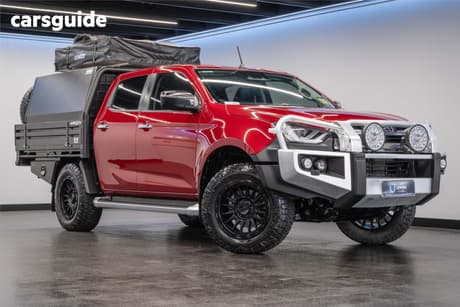 Red 2023 Isuzu D-MAX Crew Cab Utility Ls-U (4X4)