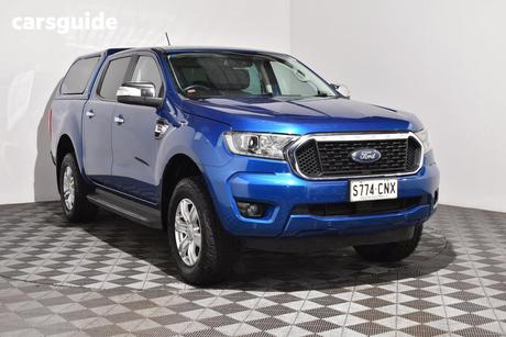 Blue 2022 Ford Ranger Double Cab Chassis Xlt 2.0 (4X4)