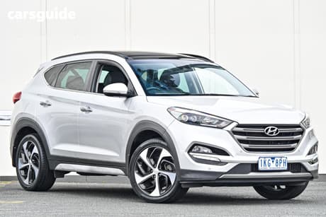 Silver 2017 Hyundai Tucson Wagon Highlander (Awd)