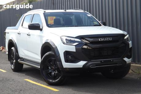 White 2026 Isuzu D-MAX Crew Cab Utility X-Terrain (4X4)