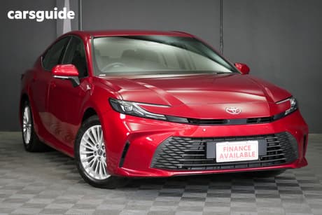 Red 2026 Toyota Camry Sedan