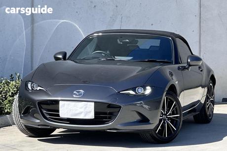Grey 2025 Mazda MX-5 Convertible G20 Roadster Gt