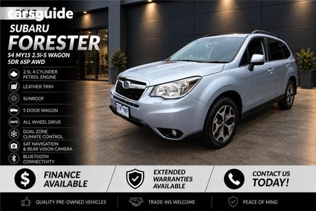 Silver 2015 Subaru Forester Wagon 2.5I-S