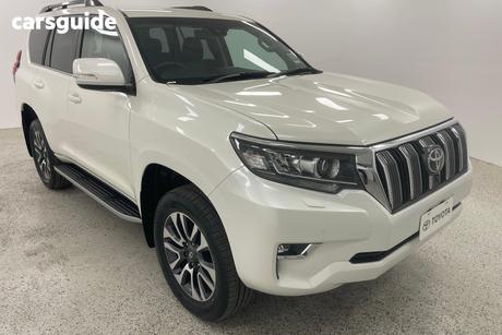 White 2023 Toyota Landcruiser Prado Wagon Vx
