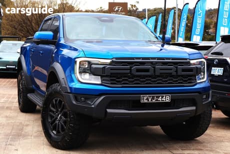 Blue 2022 Ford Ranger Double Cab Pick Up Raptor 3.0 (4X4)