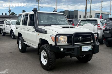 White 2022 Toyota Landcruiser Wagon Workmate