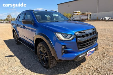 Blue 2022 Isuzu D-MAX Crew Cab Utility X-Terrain (4X4)