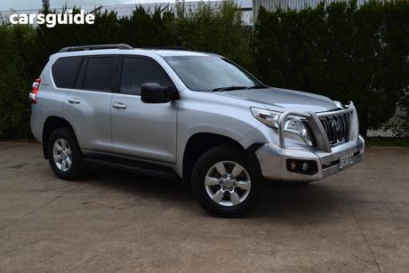 Silver 2017 Toyota Landcruiser Prado Wagon Gx (4X4)