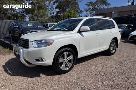 White 2010 Toyota Kluger Wagon Kx-S (4X4)