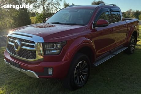 Red 2024 GWM Cannon Alpha Dual Cab Utility Ultra (4X4)