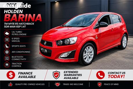 Red 2016 Holden Barina Hatchback Rs