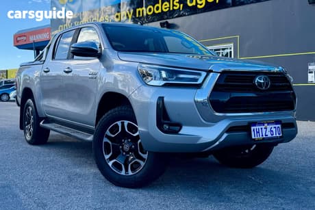 Silver 2021 Toyota Hilux Double Cab Chassis Sr5 (4X4)