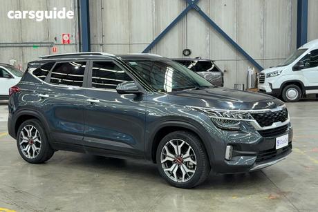Grey 2022 Kia Seltos Wagon Gt Line (Awd)