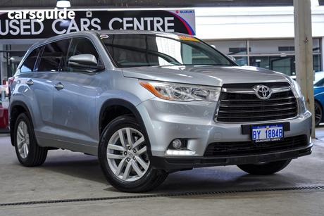 Silver 2015 Toyota Kluger Wagon Gx (4X4)