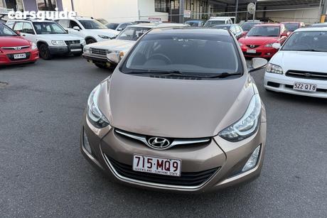 Brown 2014 Hyundai Elantra Sedan Active