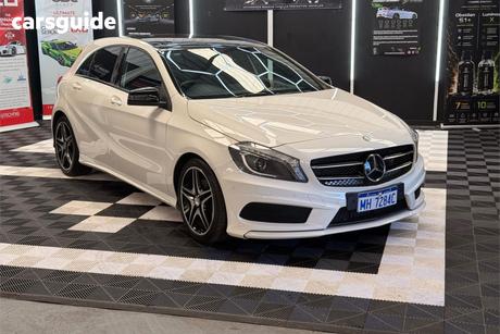 White 2015 Mercedes-Benz A200 Hatchback Be
