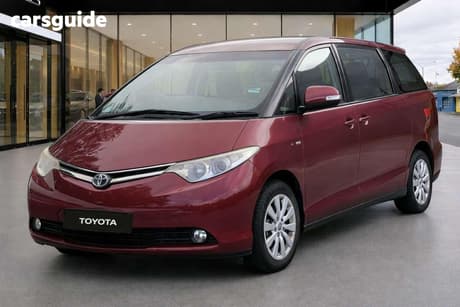 Red 2007 Toyota Tarago Wagon Gli