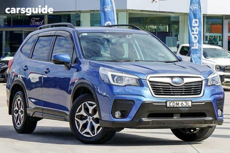 Blue 2019 Subaru Forester Wagon 2.5I (Awd)