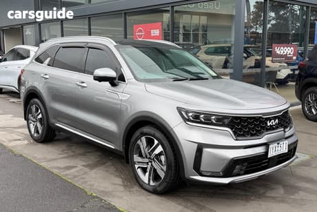 Silver 2023 Kia Sorento Wagon Gt-Line 7 Seat Hev Awd