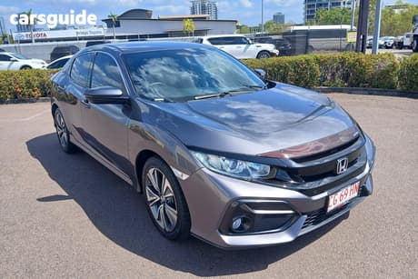 Grey 2021 Honda Civic Hatchback Vti-L