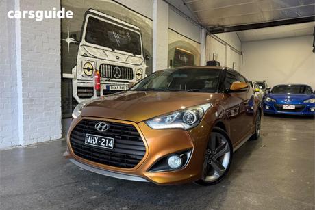 Brown 2012 Hyundai Veloster Coupe Sr Turbo
