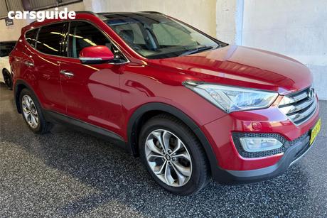 Red 2014 Hyundai Santa FE Wagon Highlander Crdi (4X4)