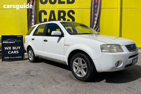 White 2004 Ford Territory SUV GHIA AWD SX