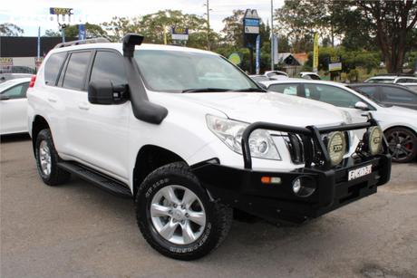 White 2012 Toyota Landcruiser Prado Wagon Gxl (4X4)