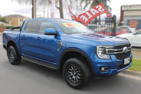 Blue 2022 Ford Ranger Double Cab Pick Up Xlt 3.0 (4X4)