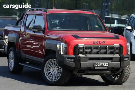 Red 2025 Kia Tasman Double Cab Pick Up X-Pro (4X4) (0.9T) Bdy Fender