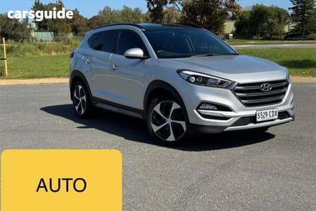 Silver 2017 Hyundai Tucson Wagon Highlander (Awd)