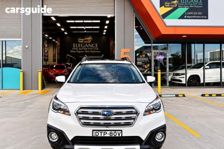 White 2017 Subaru Outback Wagon 2.0D Premium