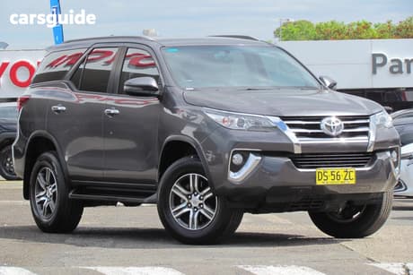 Grey 2019 Toyota Fortuner Wagon Gxl