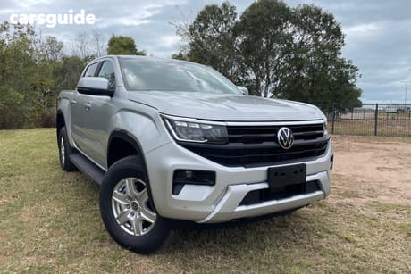 Silver 2025 Volkswagen Amarok Dual Cab Utility Life Tdi500 4Motion